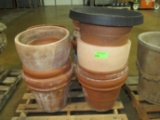 Miscellaneous terra cotta pots