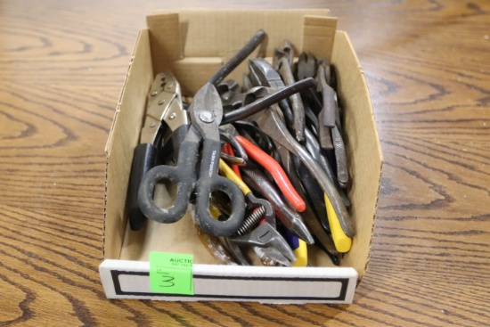 Hand tools including snips and pliers