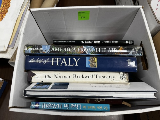 Coffee table books, Italy, Norman Rockwell, America from the Air