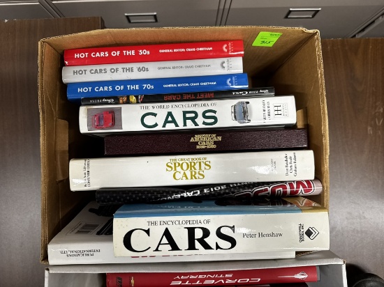 Hot Cars in the 50s, 60s, and 70s, muscle cars, American cars, coffee table books