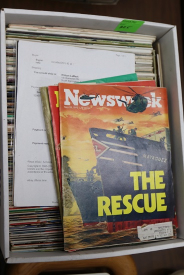 Newsweek magazines from 1973-1975
