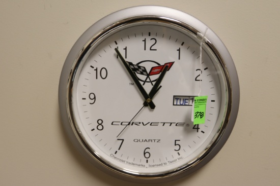 Corvette by Taxor wall clock, 13"