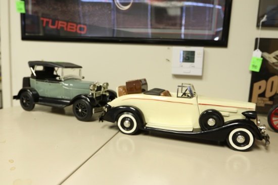 3 Vintage Jim beam car bottles