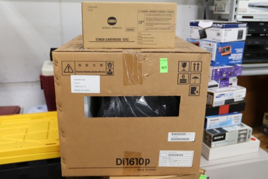 Konica Minolta printer, model DI1610P, new in box, with toner cartridge