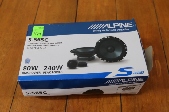 6½” speakers, do not match box