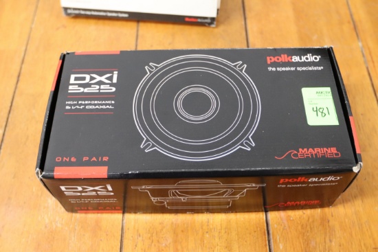 Polk Audio 5¼” speakers, model DXI525