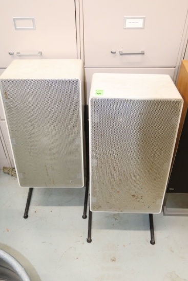 Pair of Braun speakers, model L 710/1, serial #52463