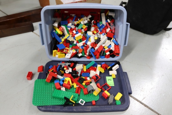 Bin of loose Legos