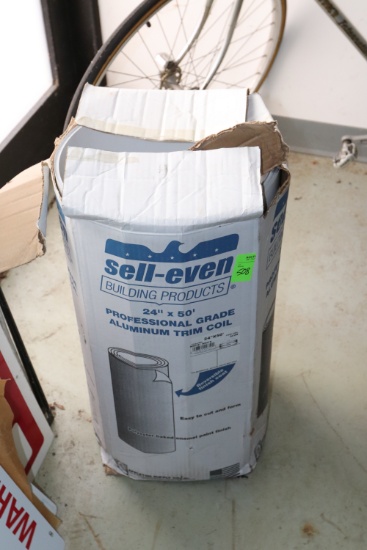 Roll of aluminum trim coil 24" wide
