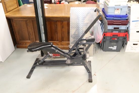 Rider exercise machine