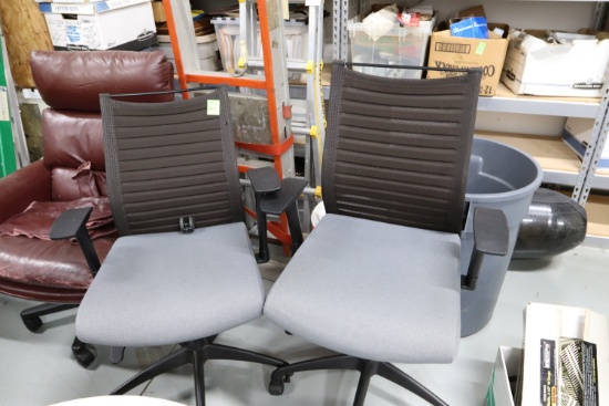 Two office chairs