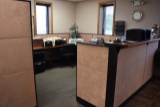 Office Cubicles w/ Reception desk.