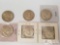 6 Silver Ben Franklin half dollars - 1948, 1952, four are 1963