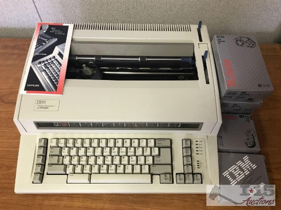 IBM Personal Wheelwriter 2 With Extra Cartridge And Tackless Lift Off Tape