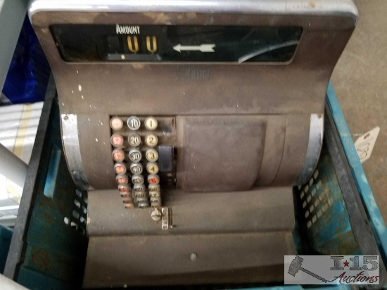 Antique cash register Ohmer brand