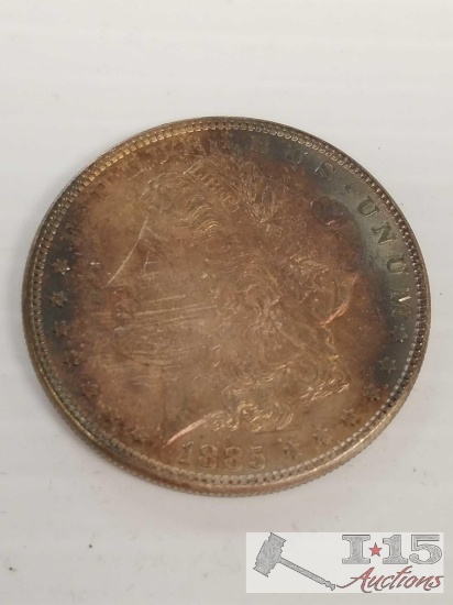 1885 liberty silver dollar