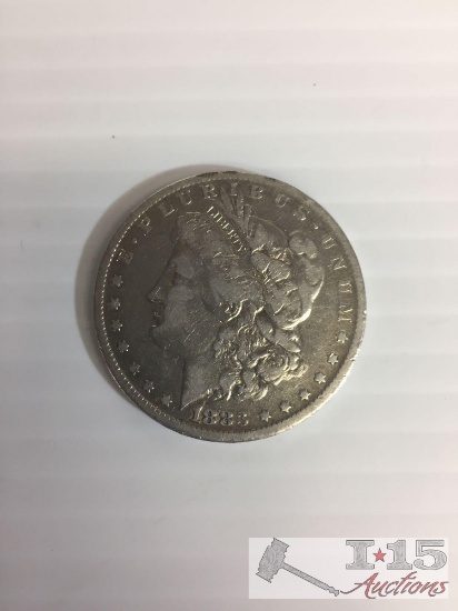 1883- O Morgan Silver Dollar