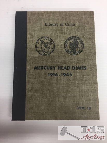 Library of Coins Vol.10 Mercury Head Dimes 1916-1945