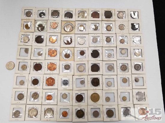 Huge Lot of International Coins - South Africa, Netherlands and more