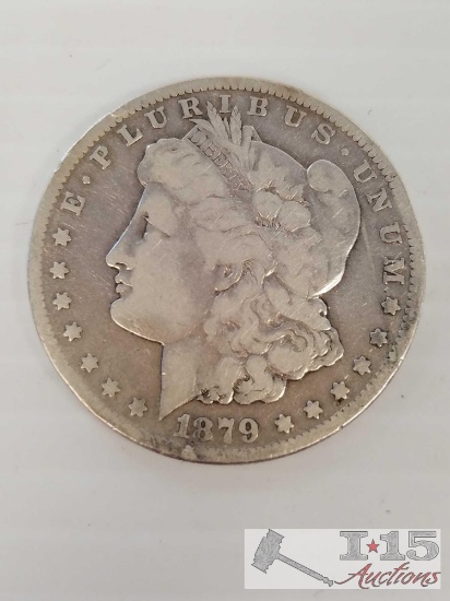 1879 S Liberty silver dollar