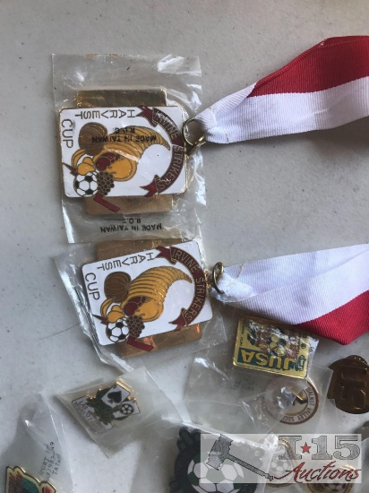 Vintage Pins and Medals