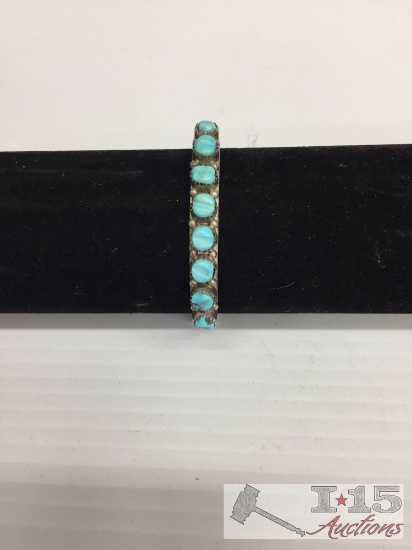 Native American Bracelet with Turquoise