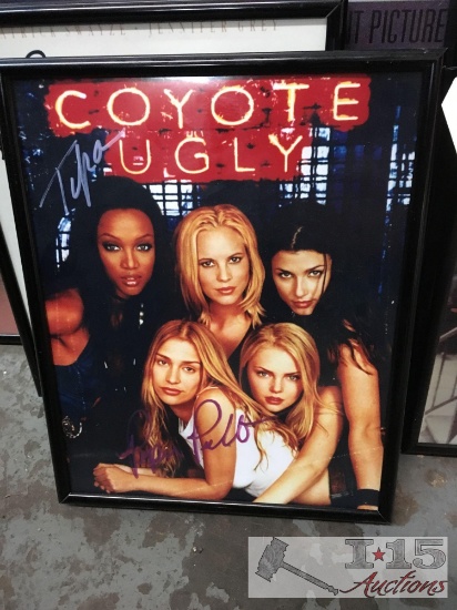 Framed Coyote Ugly autographed movie poster
