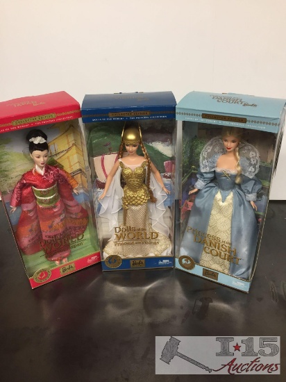 3 Princess of the World Dolls