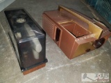 Ansco Dualet vintage slide projector and Zerostat discwasher set