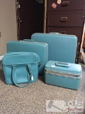4 Piece Vintage Samsonite Luggage Set