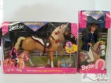 Barbie Riding Club Walking Beauty Horse and Horse Riding Barbie