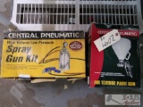 Central Pneumatic air texture paint gun and spray gun kit