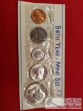 USA 1957 Mint Set (penny, nickel, dime, quarter, half dollar)