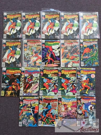 Marvel... 19 Copies of The Spider-Woman issue No. 1 - No. 19 Not Consecutive