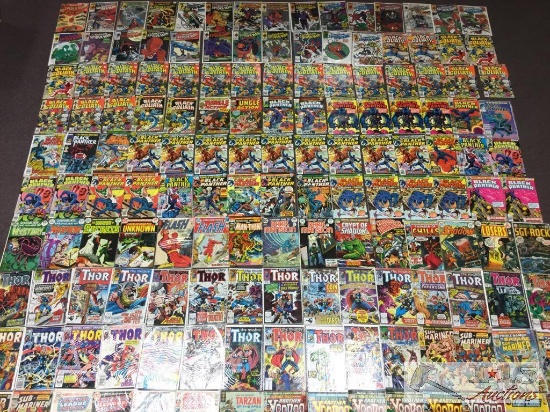 Approximately 233 Marvel and DC Comic Books from the 60's to 80's