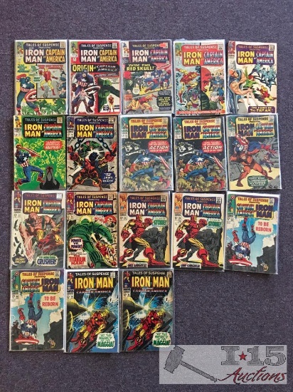 Marvel.. 18 Copies Tales of Suspense Ironman Issues No. 60-99 Not Consecutive