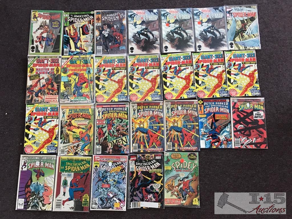 Marvel... 26 Assorted Spider-Man Comics