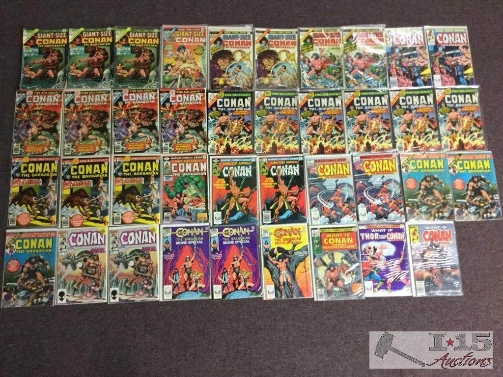 Marvel... Conan The Barbarian Assorted issues Not Consecutive
