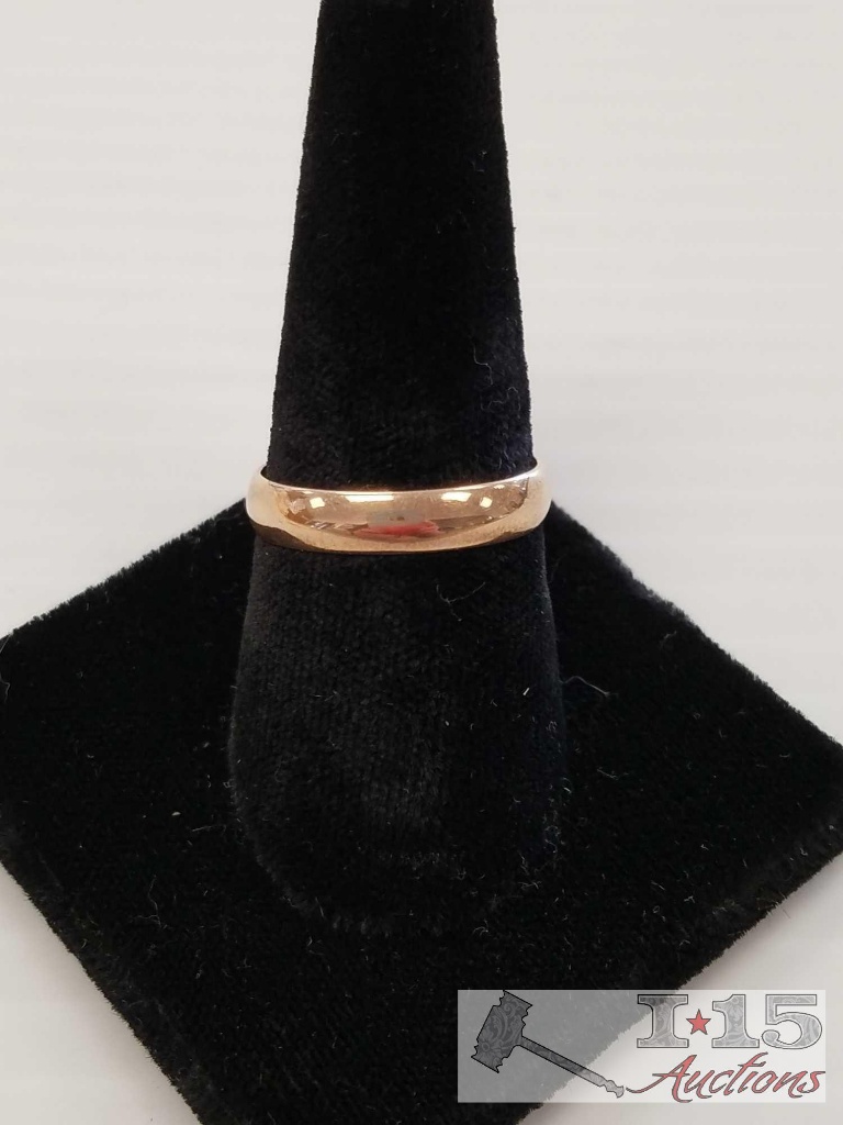Men's gold ring size 9.5