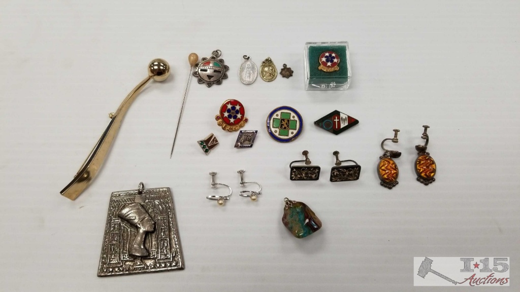 Misc. Earrings, Pendants, and Pins