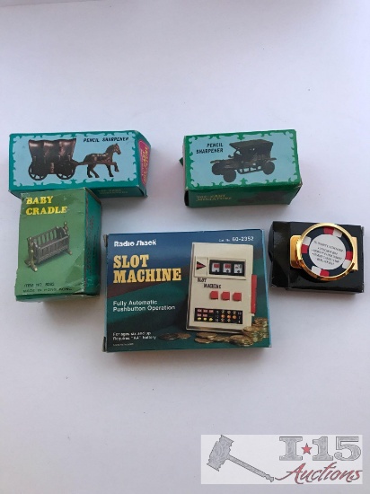 Die-Cast Miniature Pencil Sharpeners and More