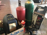 Oxygen Tote Torch Kit, Oxygen Tanks, Welding Helmet And More