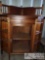 Beautiful Antique Corner Cabinet!! Solid Wood!!