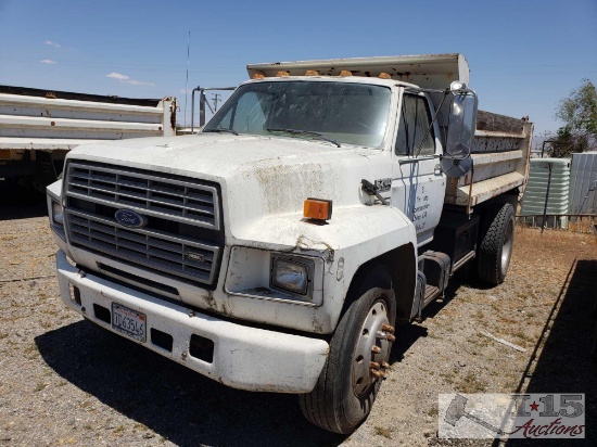 1990 Ford F700 Dump Truck with 10' Box, WATCH VIDEO!!!
