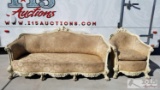 Antique couch and Matching Chair