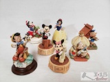 Disney Wind Up Music Figurines and Pinocchio Figurine