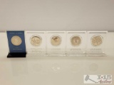 1971-1975 United Nations Sterling Silver Peace Medals