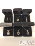 Costume Jewelry Necklaces and Earring Set