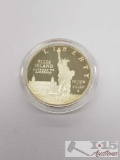1986 Statue of Liberty Silver Half Dollar San Francisco Mint
