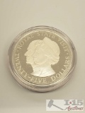 1983 Twenty-five Dollars Jamaica Large Silver Proof Coin